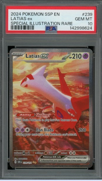 Pokemon Latia ex Special Illustration Rare 239/191 Surging Sparks PSA 10 GM